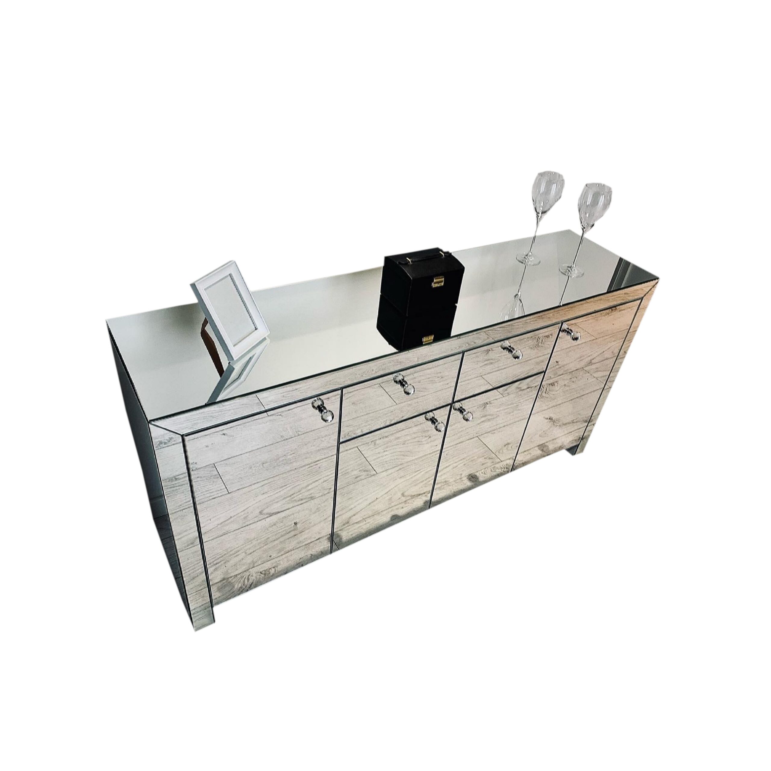 Lustrzana komoda Glamour LUNAA