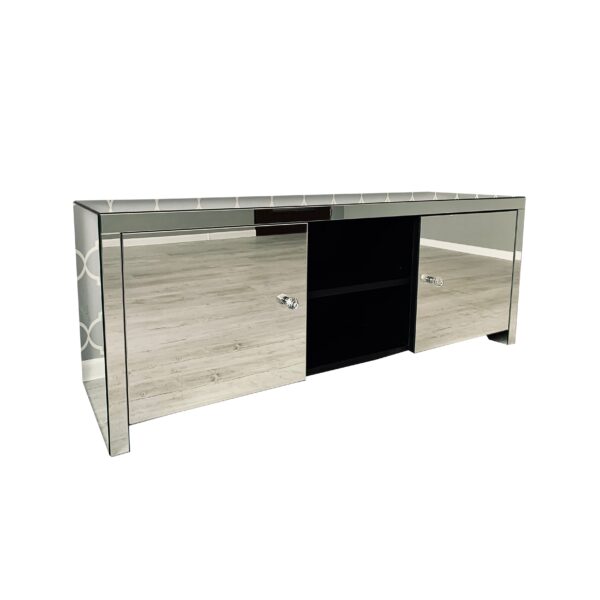 Lustrzana szafka RTV GLAMOUR – GLAM ROYAL