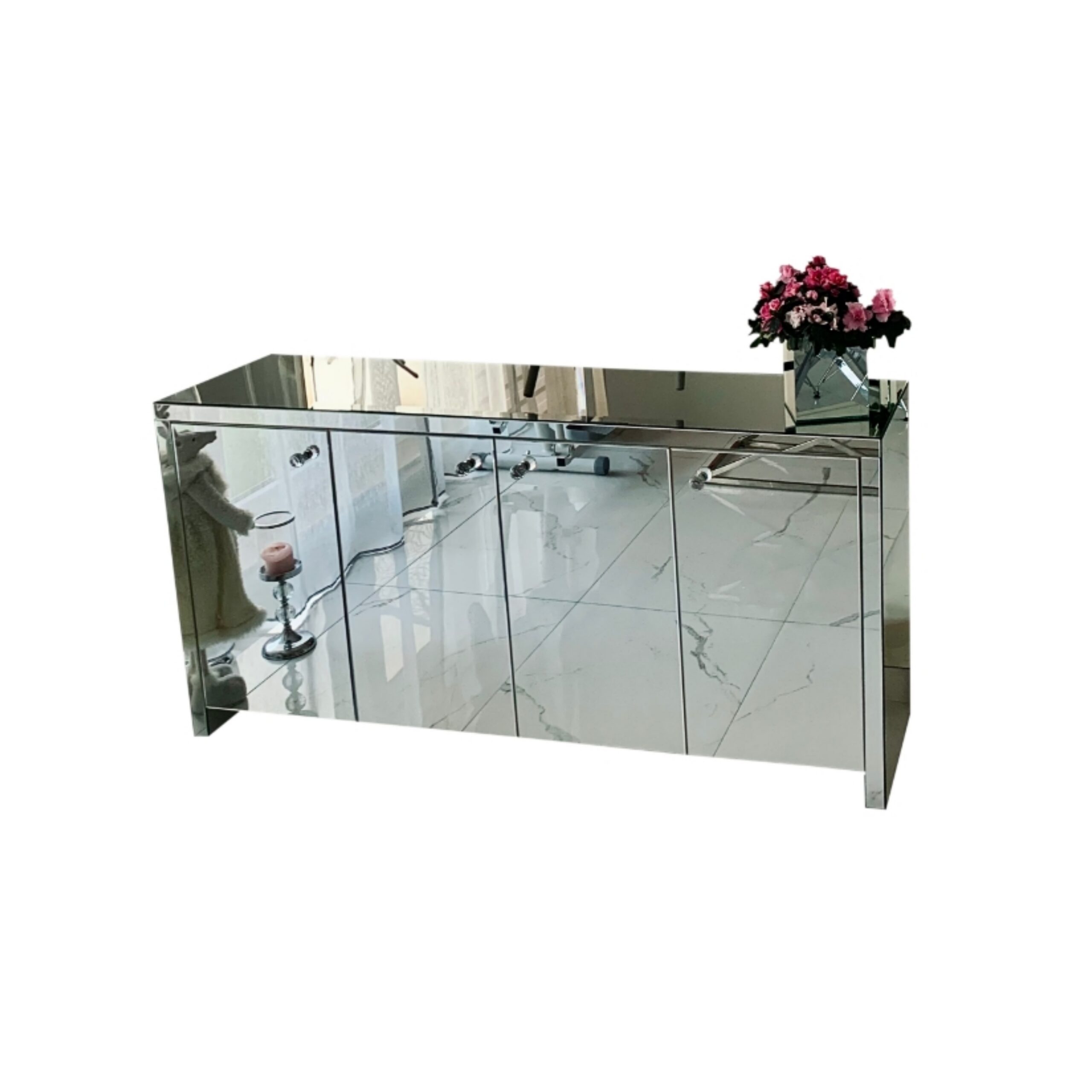 Lustrzana komoda Glamour SAVONAA - obrazek 2