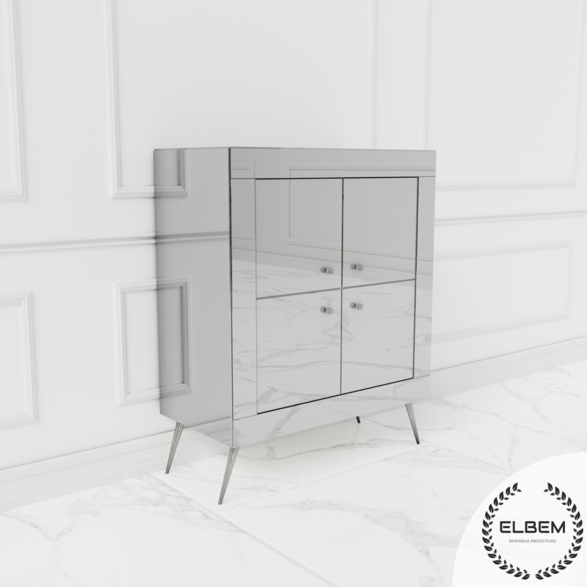 Lustrzana komoda Glamour PIAZZA - obrazek 6