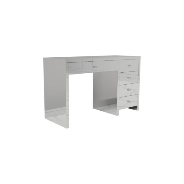 Lustrzane biurko Glamour LUMINA SILVER