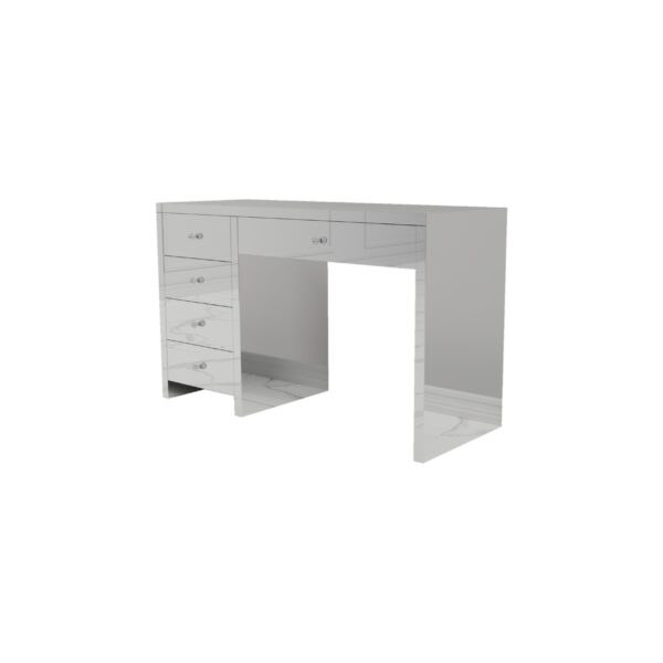 Lustrzane biurko Glamour LUMINA SILVER