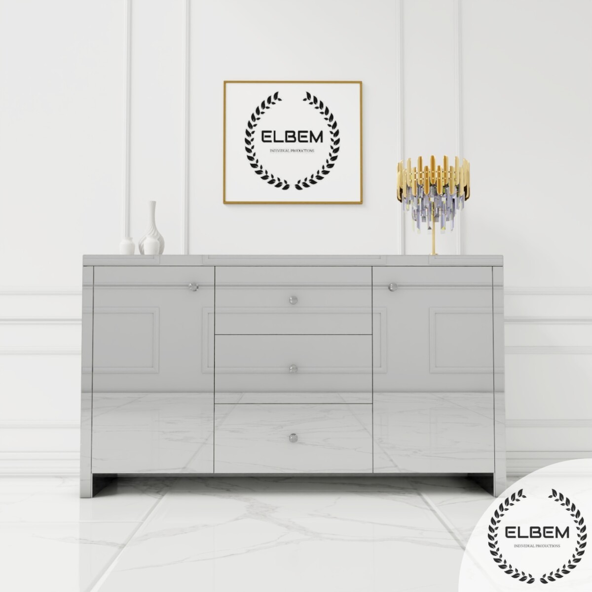 Lustrzana komoda Glamour LENA - obrazek 4