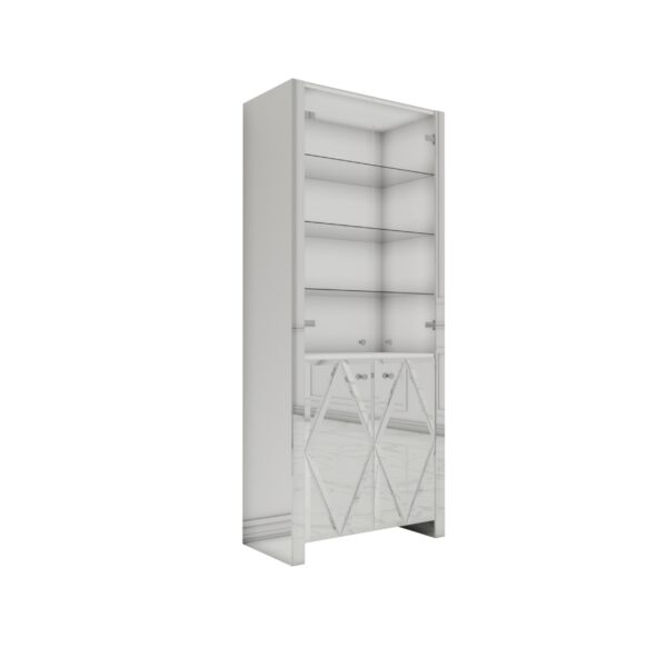 Lustrzana witryna Glamour – lustrzane romby ELIORA