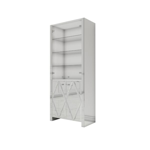 Lustrzana witryna Glamour – lustrzane romby ELIORA