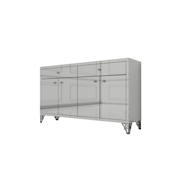 Lustrzana komoda Glamour PALOMA SILVER