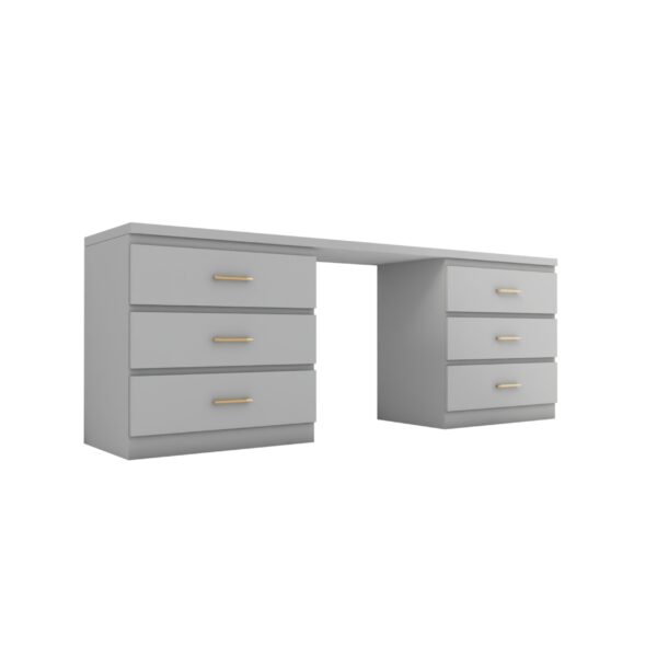 Biurko / toaletka szary mat Glamour BELLA IV