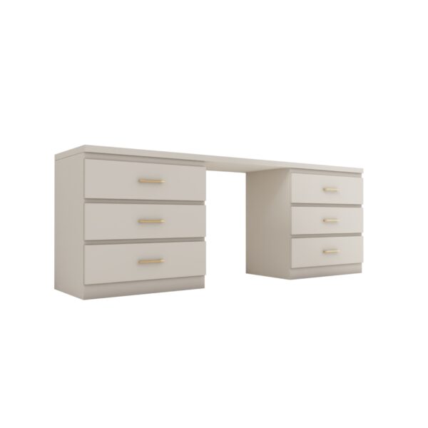 Biurko / toaletka beżowy mat Glamour BELLA I