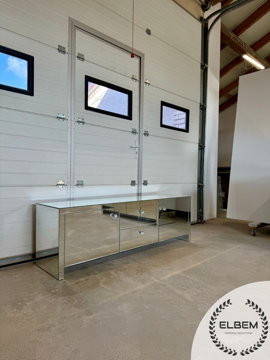 Lustrzana szafka RTV GLAMOUR - GLAM ROYAL PLUS - obrazek 7