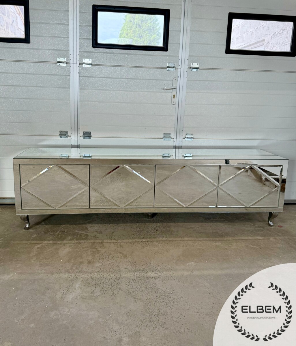 Lustrzana szafka RTV GLAMOUR - OPAL ESSENCE - obrazek 8