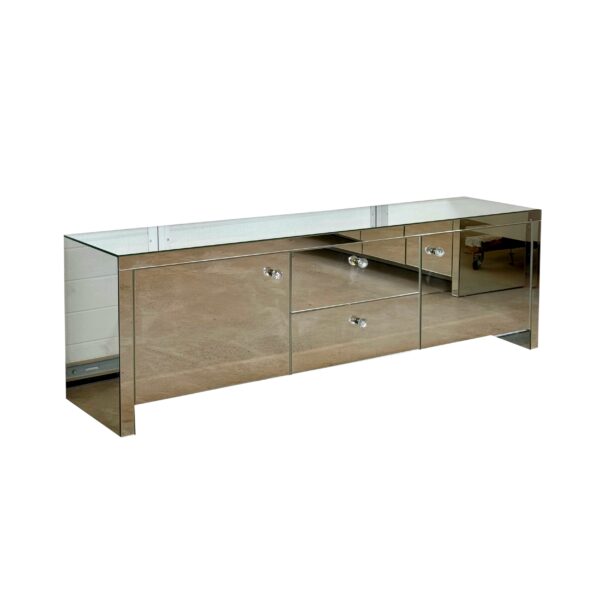 Lustrzana szafka RTV GLAMOUR – GLAM ROYAL PLUS