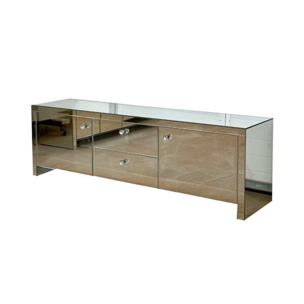 Lustrzana szafka RTV GLAMOUR – GLAM ROYAL PLUS