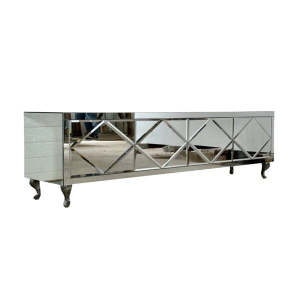 Lustrzana szafka RTV GLAMOUR – OPAL ESSENCE