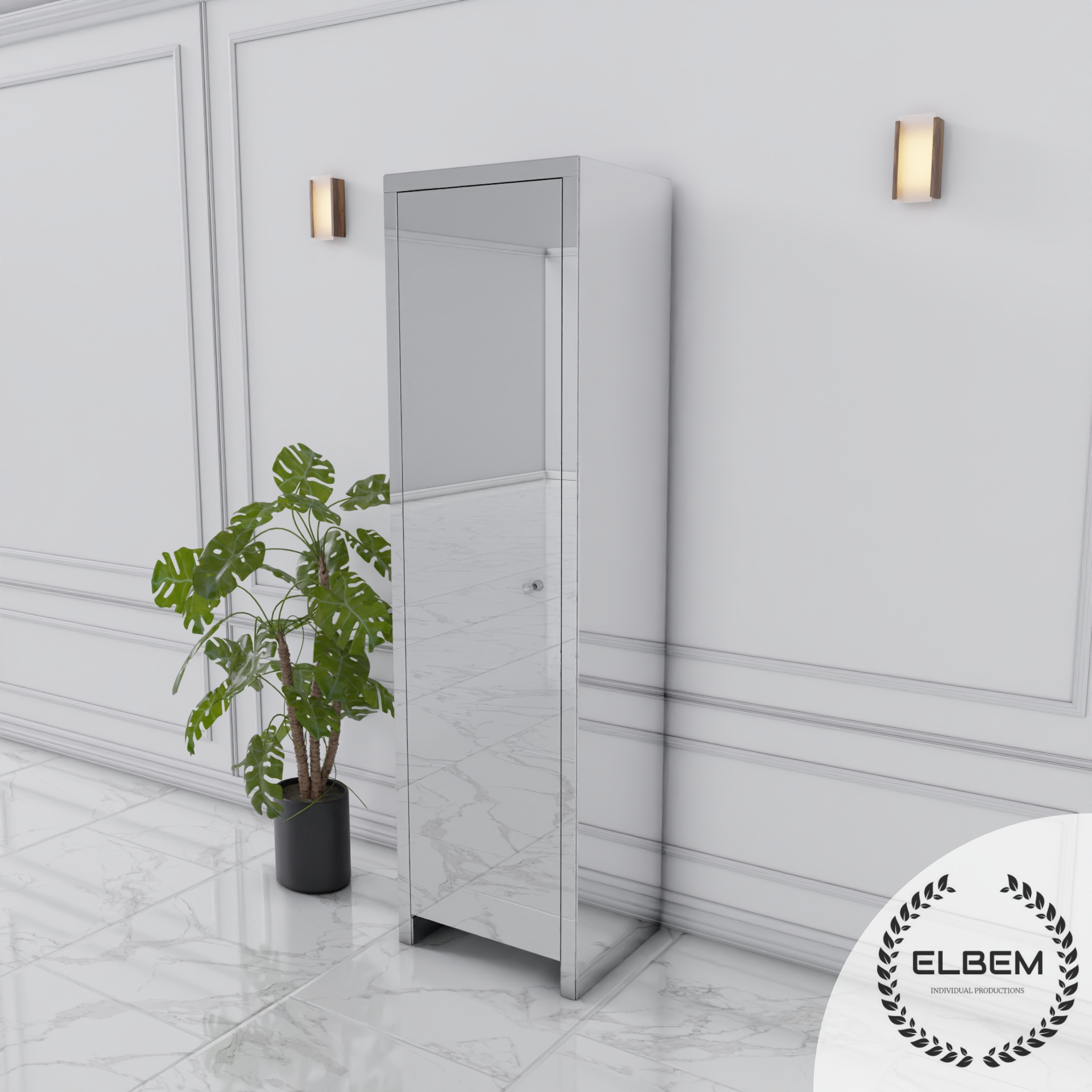 Lustrzany słupek Glamour ZAFIRA - obrazek 4