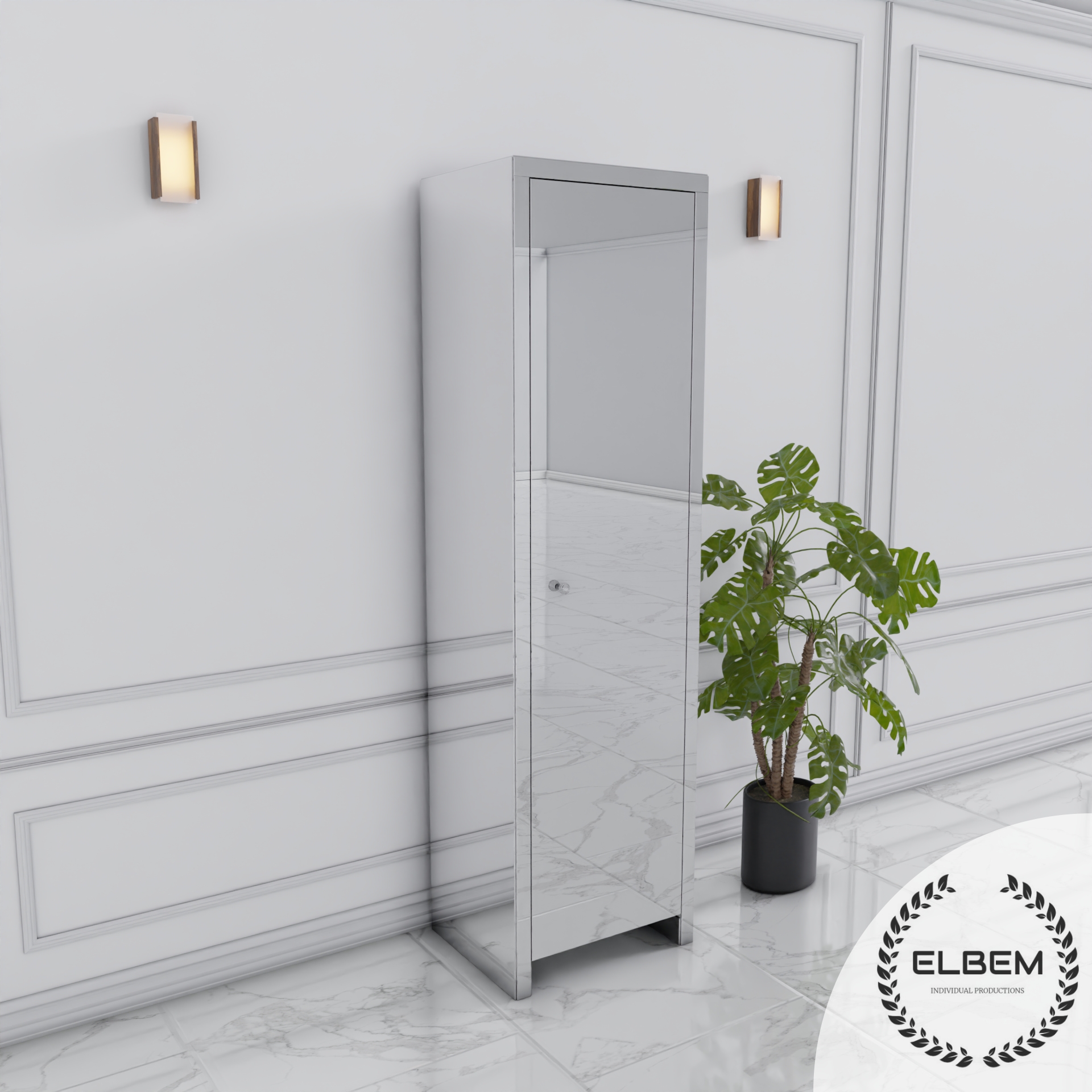 Lustrzany słupek Glamour ZAFIRA - obrazek 5