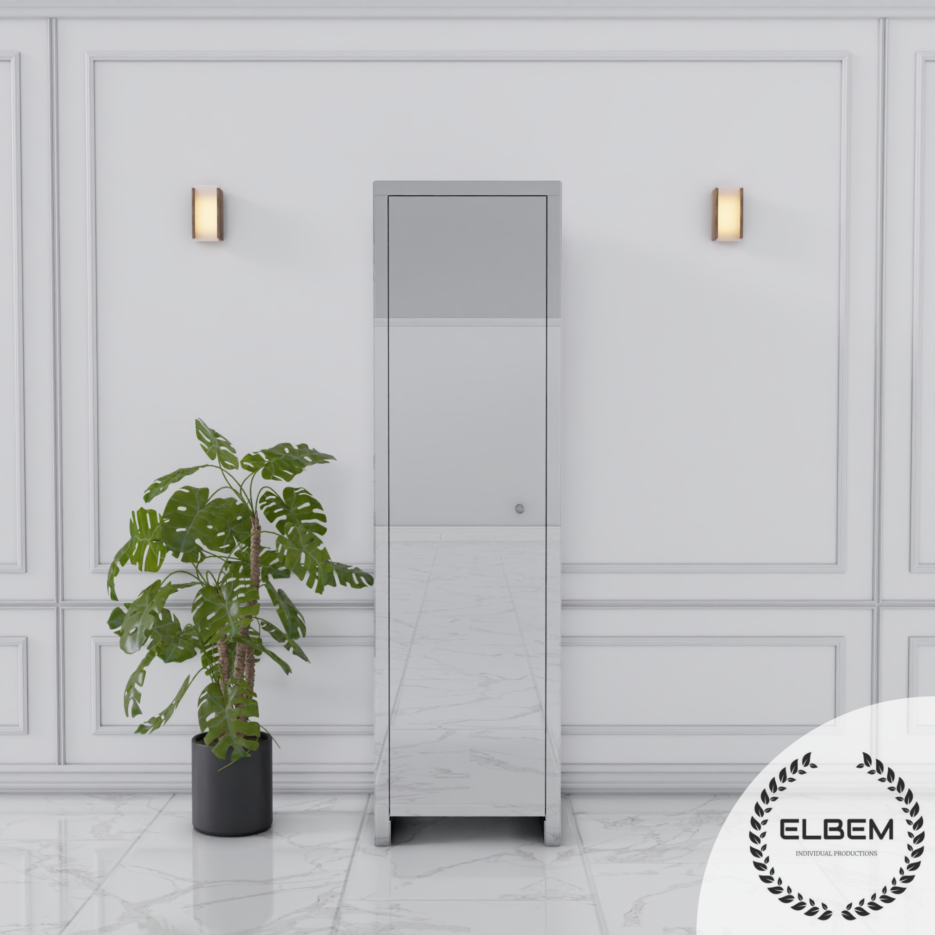 Lustrzany słupek Glamour ZAFIRA - obrazek 3