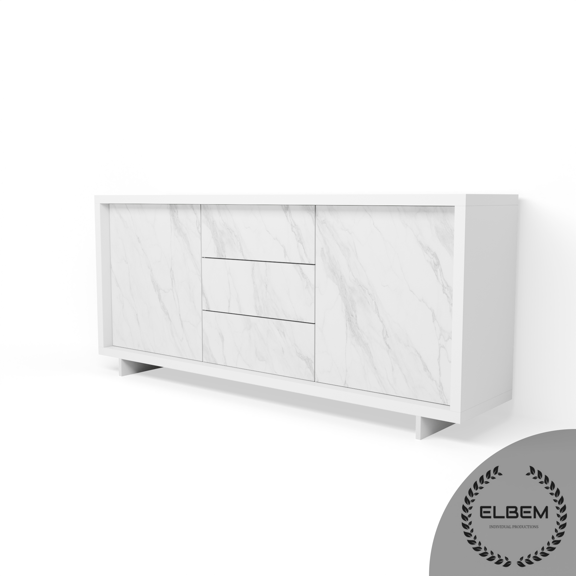 Komoda BERGEN WHITE II - obrazek 4