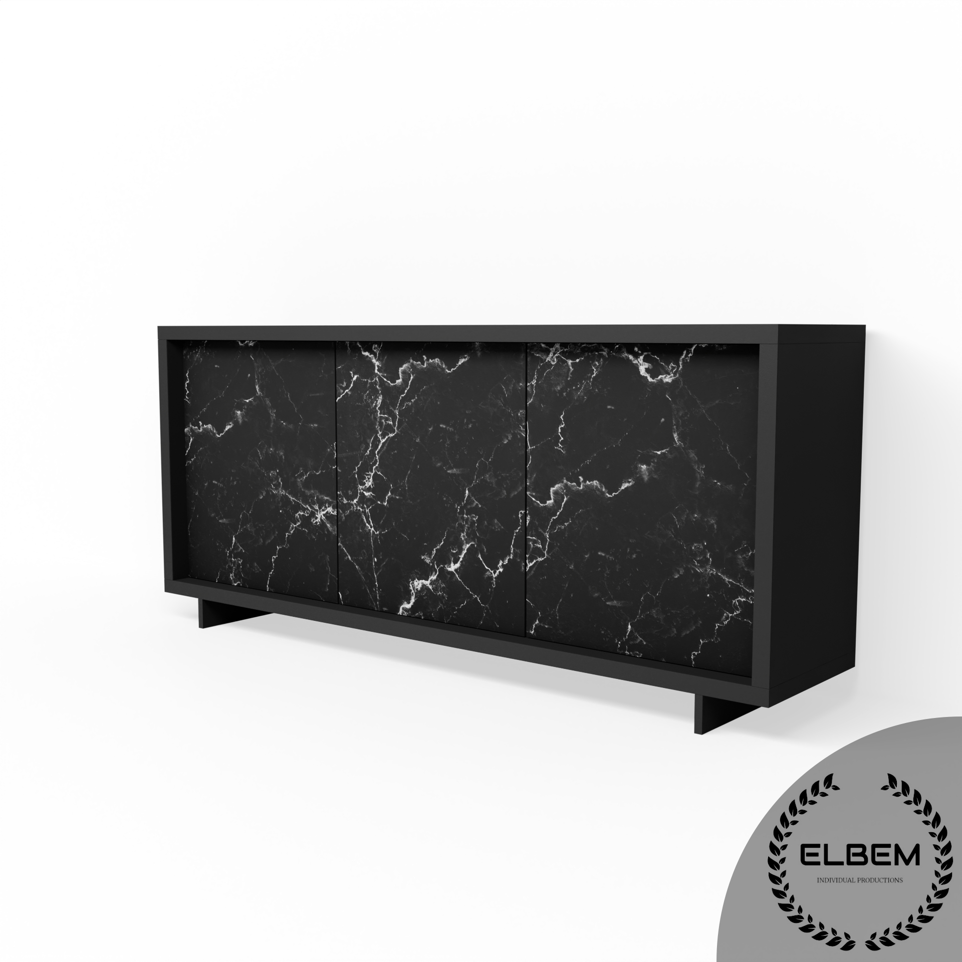 Komoda BERGEN BLACK - obrazek 4