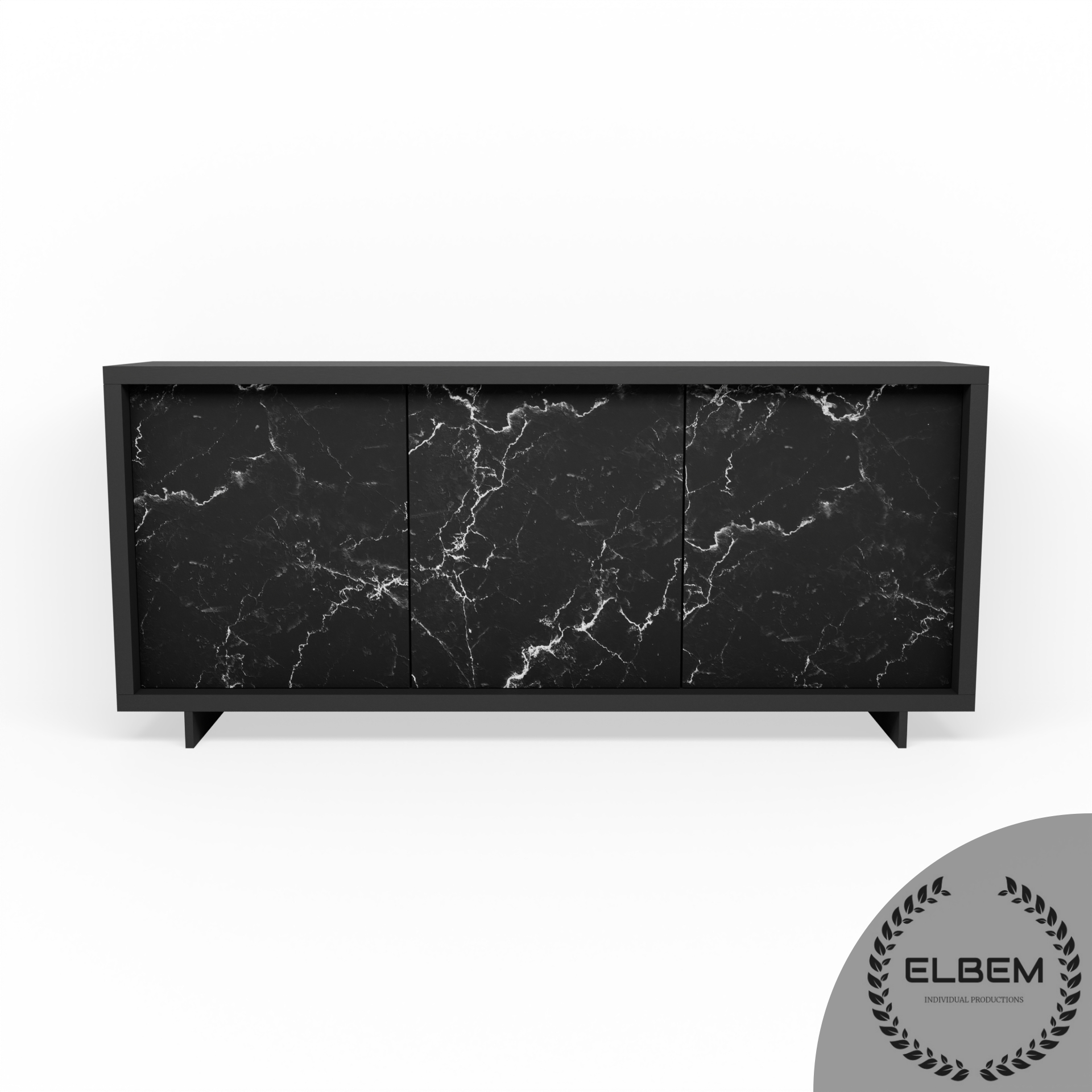 Komoda BERGEN BLACK - obrazek 3