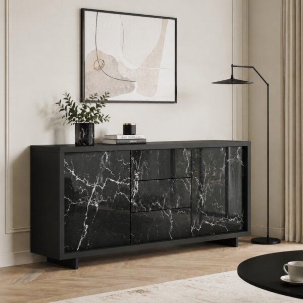 Komoda BERGEN BLACK II