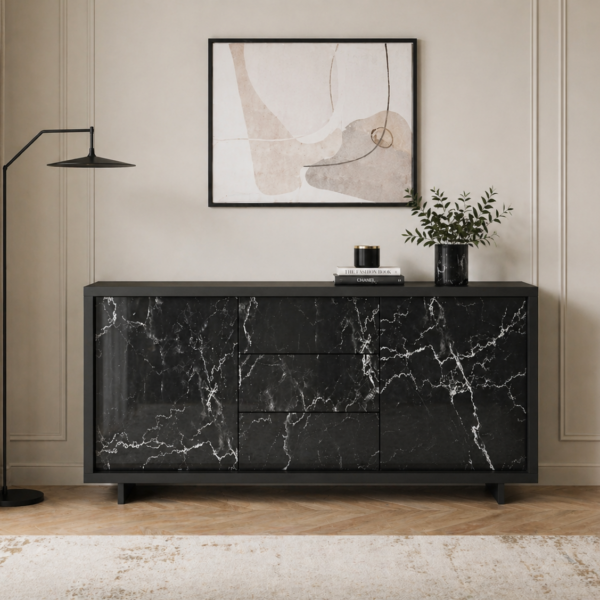 Komoda BERGEN BLACK II